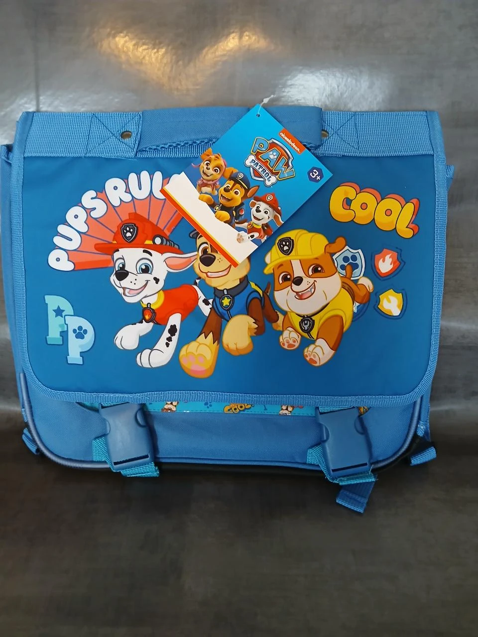 cartable garcon pat patrouille disney 38/14/34 cm